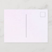 Violet bloemen foto bruiloft opslaan van de datum aankondigingskaart (Achterkant)