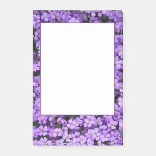 Violet bloemen ingelijst post het merkt viooltjes  post-it® notes