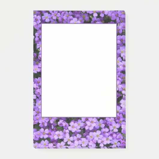 Violet bloemen ingelijst post het merkt viooltjes  post-it® notes (Voorkant)