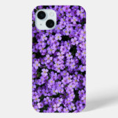 Violet Bloemen iPhone Case Viooltjes (Achterkant)