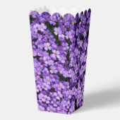 Violet Bloemen Popcorn Box Bedankdoosjes (Achterkant)