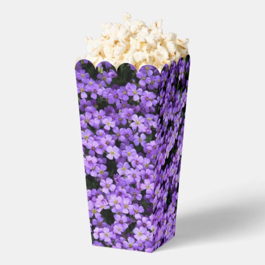 Violet Bloemen Popcorn Box Bedankdoosjes (Popped)
