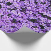 Violet Bloemen Wrapping Papieren Viooltjes Cadeaupapier (Hoek)