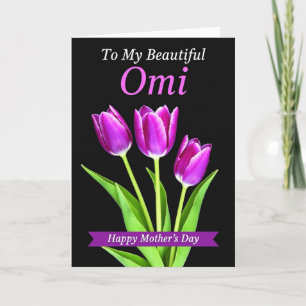 Violet Blooms Omi Kaart
