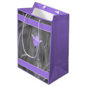 Violet Blue Bluebell (Harebell) Wilde bloem Medium Cadeauzakje (Voorkant Gekanteld)