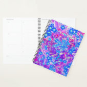 Violet Blue en Lime Green Flowers Planner (Display)