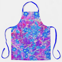  Violet Blue en Lime Green Flowers