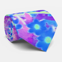  Violet Blue en Lime Green Flowers