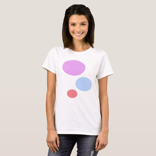 Violet Blue en roze T-shirt (Voorkant volledig)
