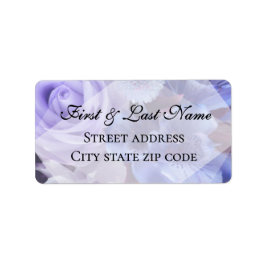 Violet Blue Florals Etiket