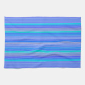 Violet Blue Stripe keukenhanddoek (Horizontaal)