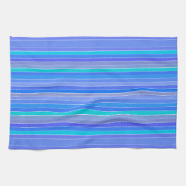 Violet Blue Stripe keukenhanddoek