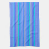 Violet Blue Stripe keukenhanddoek (Verticaal)