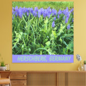 Violet Bluebell Canvas Afdruk (Insitu (Woonkamer))