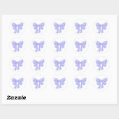 Violet boog ronde sticker (Vel)