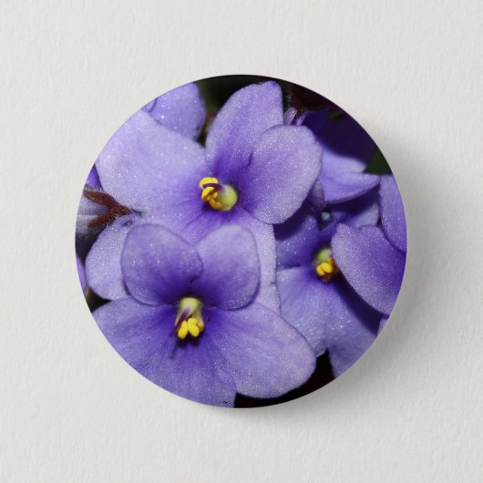 Violet Boquet Ronde Button 5,7 Cm (Voorkant)