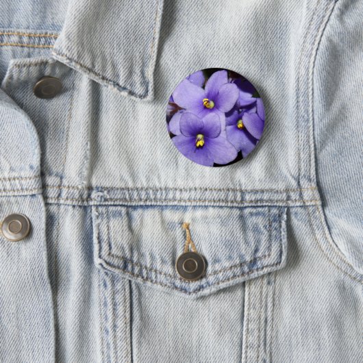 Violet Boquet Ronde Button 5,7 Cm (In situ)