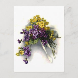 Violet Bouquet Briefkaart