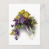 Violet Bouquet Briefkaart (Voorkant)