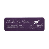 Violet Brazilië Paspoort Etiket (Voorkant)