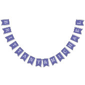 Violet Bruiloft Bruid en bruidegom Namen Eenvoudig Vlaggetjes (Alle)