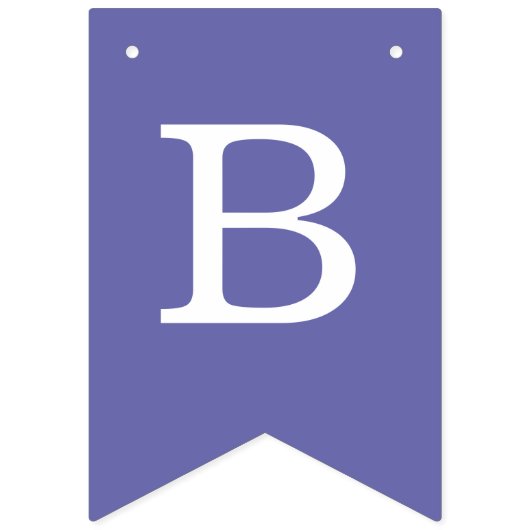 Violet Bruiloft Bruid en bruidegom Namen Eenvoudig Vlaggetjes (Eerste vlag)