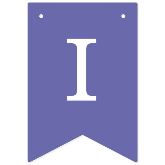 Violet Bruiloft Bruid en bruidegom Namen Eenvoudig Vlaggetjes (Derde vlag)