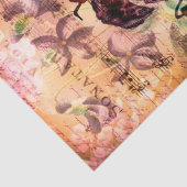  Violet Butterfly Ephemera-ontkoppeling Tissuepapier (Detail)