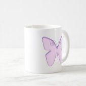 Violet Butterfly Koffiemok (Voorkant rechts)
