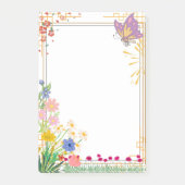 Violet Butterfly lijst notitieblok Post-it® Notes (Voorkant)