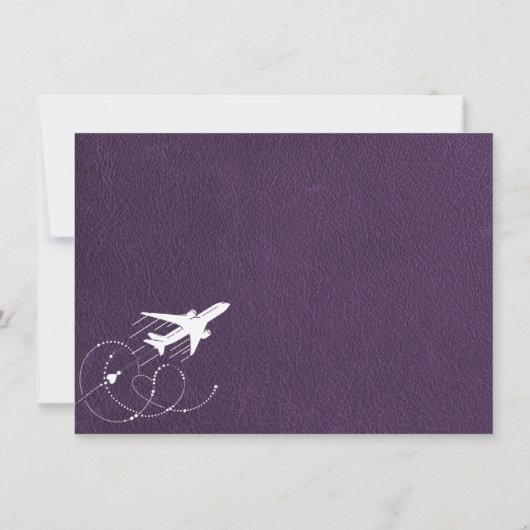 Violet California Passport Bedankkaart (Achterkant)