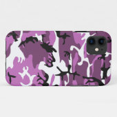 Violet Camo Case-Mate iPhone Case (Achterkant (horizontaal))