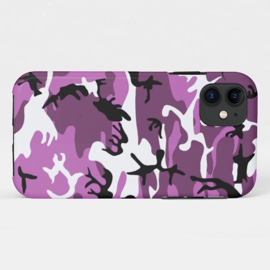 Violet Camo Case-Mate iPhone Case (Achterkant (horizontaal))