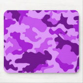 Violet Camo Mousepad Muismat (Voorkant)