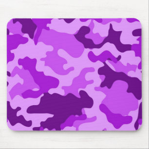 Violet Camo Mousepad Muismat