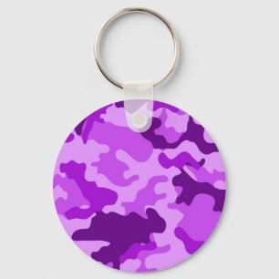 Violet Camo Sleutelhanger