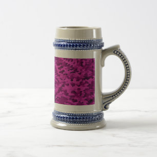 Violet Camouflage Patroon Bierpul