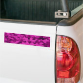 Violet Camouflage Patroon Bumpersticker (Op Truck)