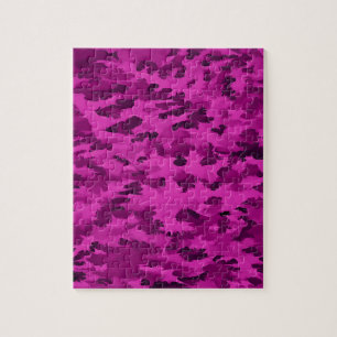 Violet Camouflage Patroon Legpuzzel