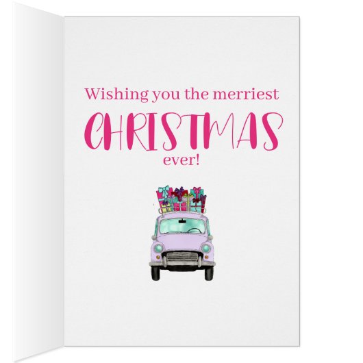 Violet Car met kerstcadeaus (Binnen (Rechts))