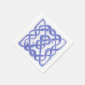 VIOLET CELTIC KNOOP Standaard Cocktail Papier Serv Servet (Hoek)