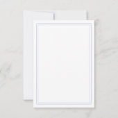 VIOLET CELTIC KNOT 3.5x5 Flat Dank u kaart (Achterkant)