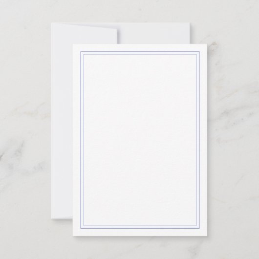 VIOLET CELTIC KNOT 3.5x5 Flat Dank u kaart (Achterkant)