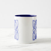 VIOLET CELTIC KNOT Navy Two-Tone Mok (Center)