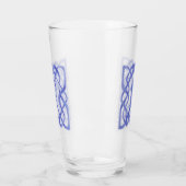 Violet Celtic Knot Pint Drink glas (Links)