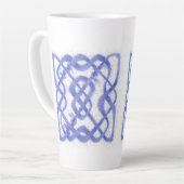 VIOLET CELTIC KNOT Tall Latte Mok (Linkerhoek)