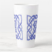 VIOLET CELTIC KNOT Tall Latte Mok (Voorkant)