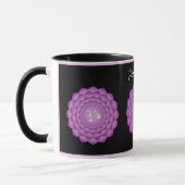 Violet Chakra Zen Yoga Namaste Personaliseren Mok (Links)
