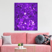 Violet Chaos Canvas Afdruk (Insitu (Woonkamer))