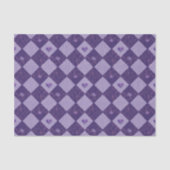 Violet Checkerboard en Play Card-uitgangen Tissuepapier (Voorkant)